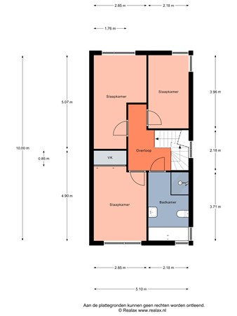 Floorplan - Bakboord 8, 3751 RC Bunschoten-Spakenburg